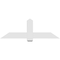 Ekena Millwork Eugene Architectural Grade PVC Gable Bracket, 60"W x 20"H x 2"D x 6"F, 8/12 Pitch GBP060X20X0206EUG00 - alternate 3